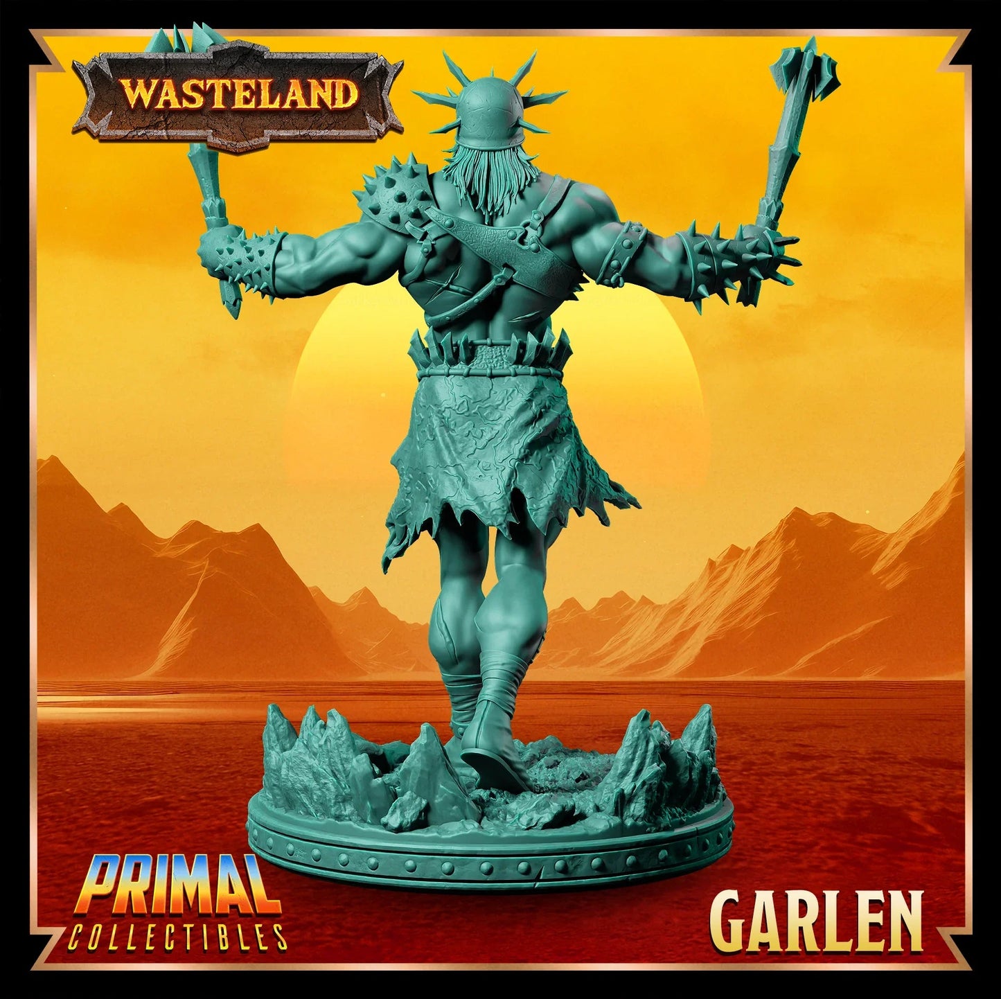 Psionicist - Garlen | Wasteland Champion Miniature for TTRPGs & Collectors