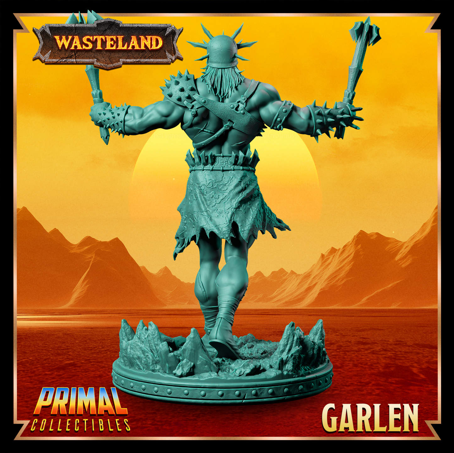 Psionista - Garlen | Miniatura de Campeón de Wasteland para juegos de rol y coleccionistas