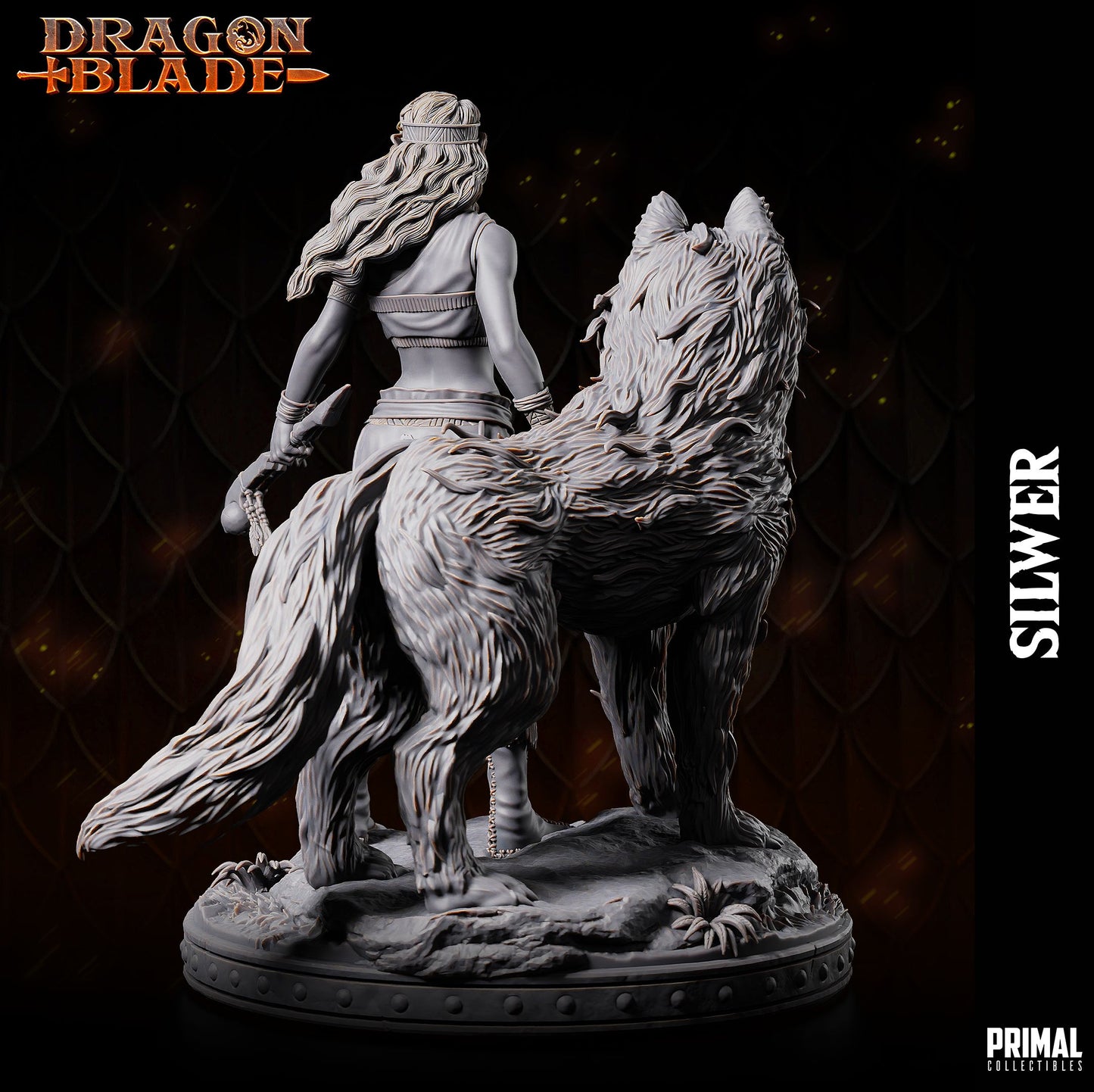Silwer & Cooshee resin 3D printed miniature set – Dragonblade line – D&K Custom Prints