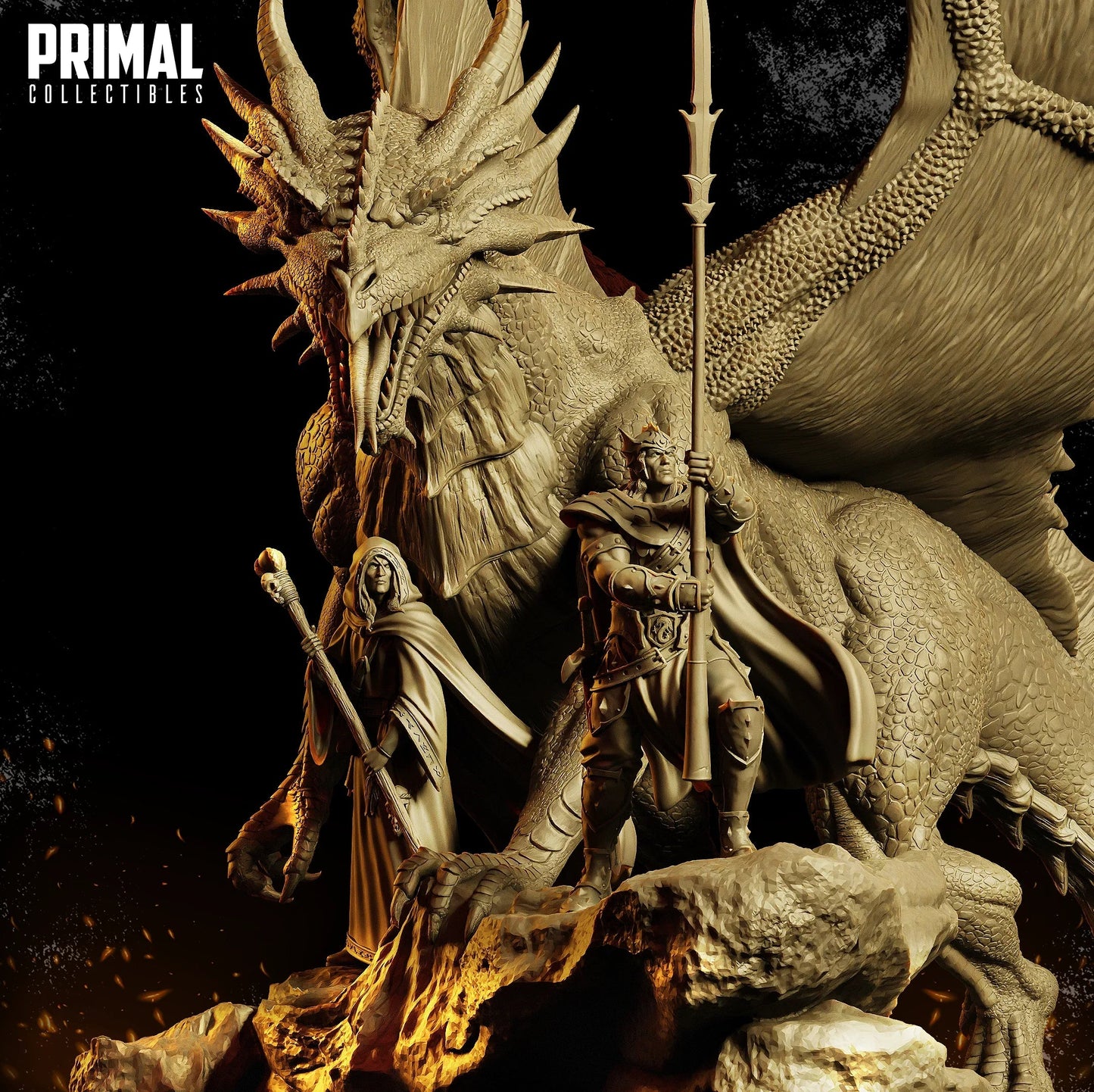 Brothers and Dragon Diorama