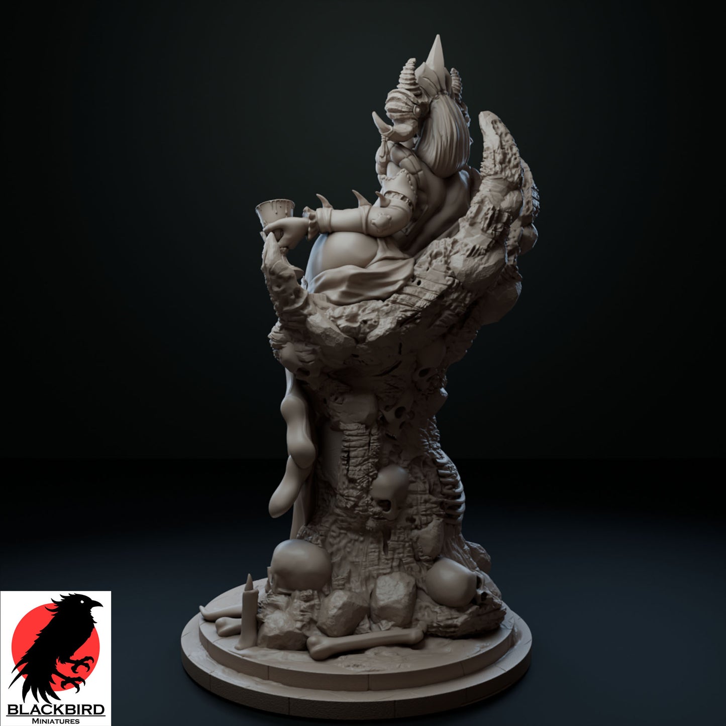 The Lady of the Crypt Miniature – Fantasy Resin Display Model (SFW)