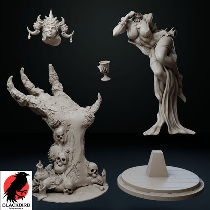 The Lady of the Crypt Miniature – Fantasy Resin Display Model (SFW)