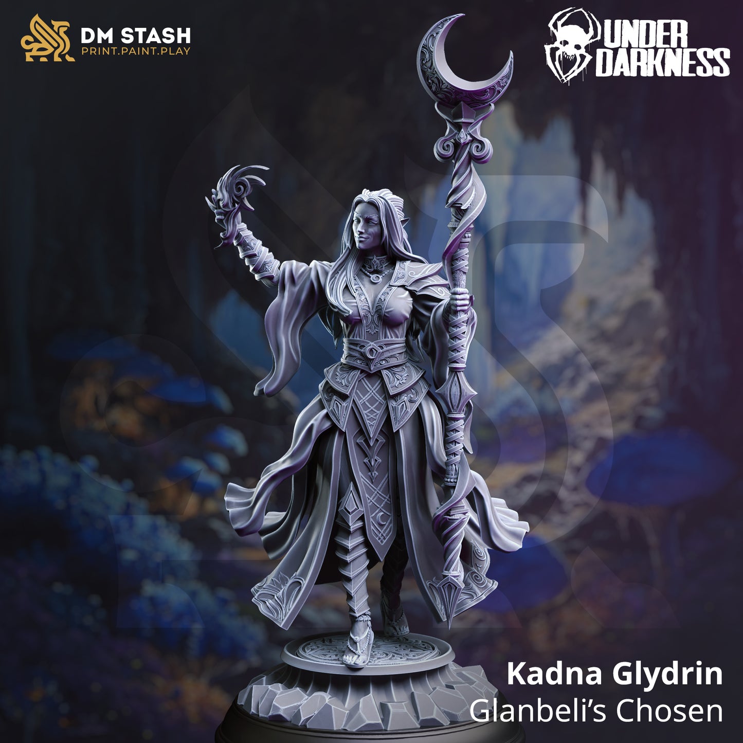 Kadna Glyndrel - High Priestess of the Moon