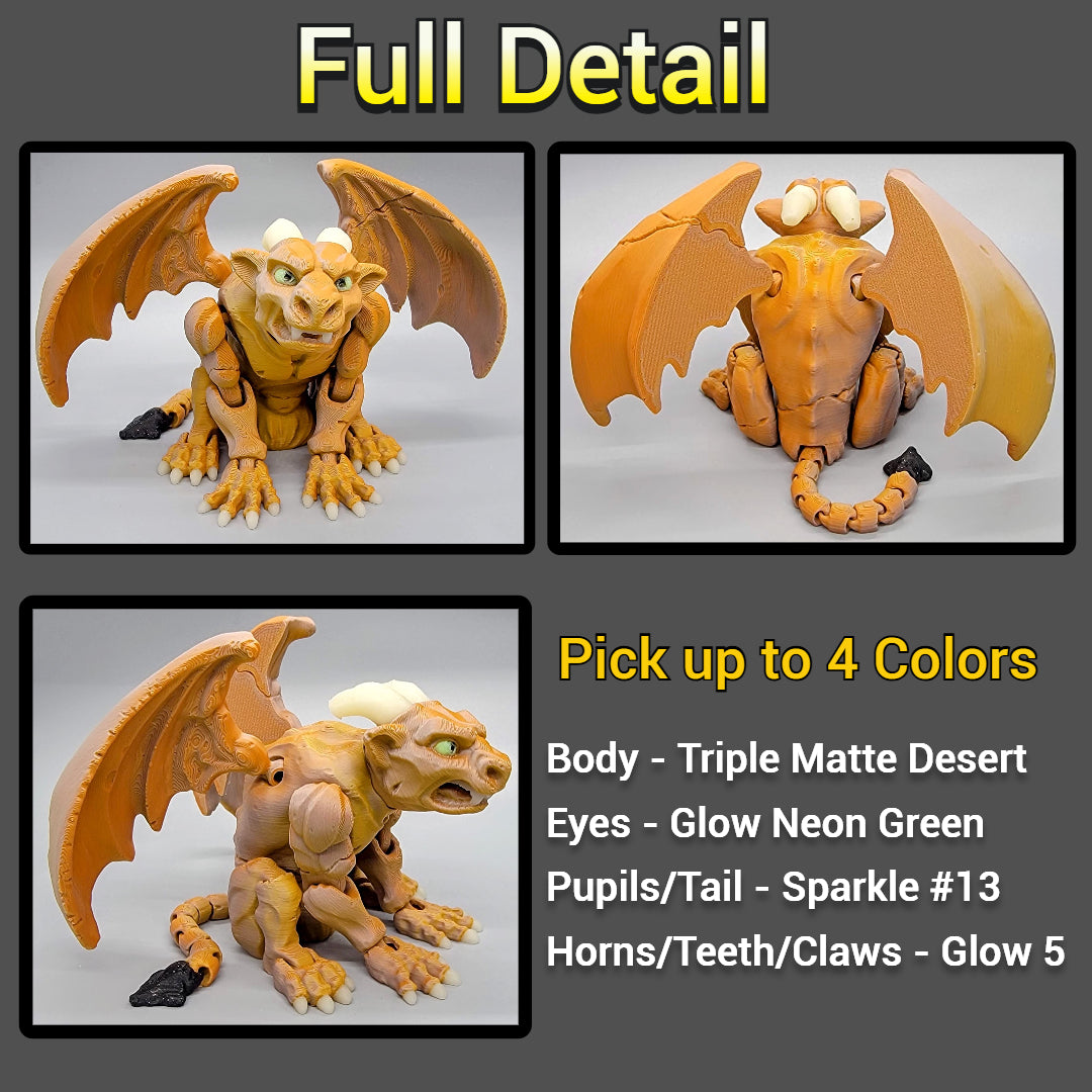 Posable Gargoyle — Articulated Toy