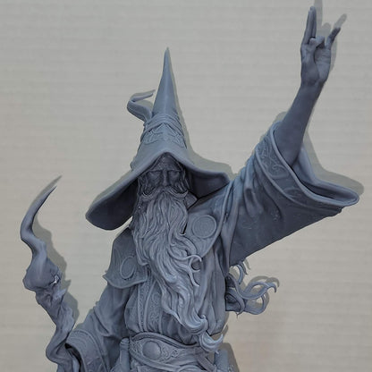 Close-up of Merlin and his detail of our in house test fit