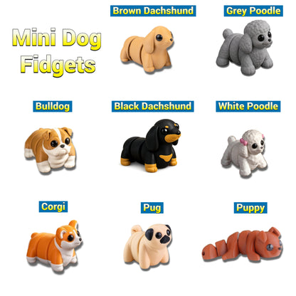 Mini Dogs – Articulated Toy Set