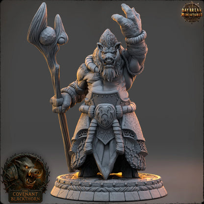 Mulkrid the Hollow – Blackthorn Warcaster