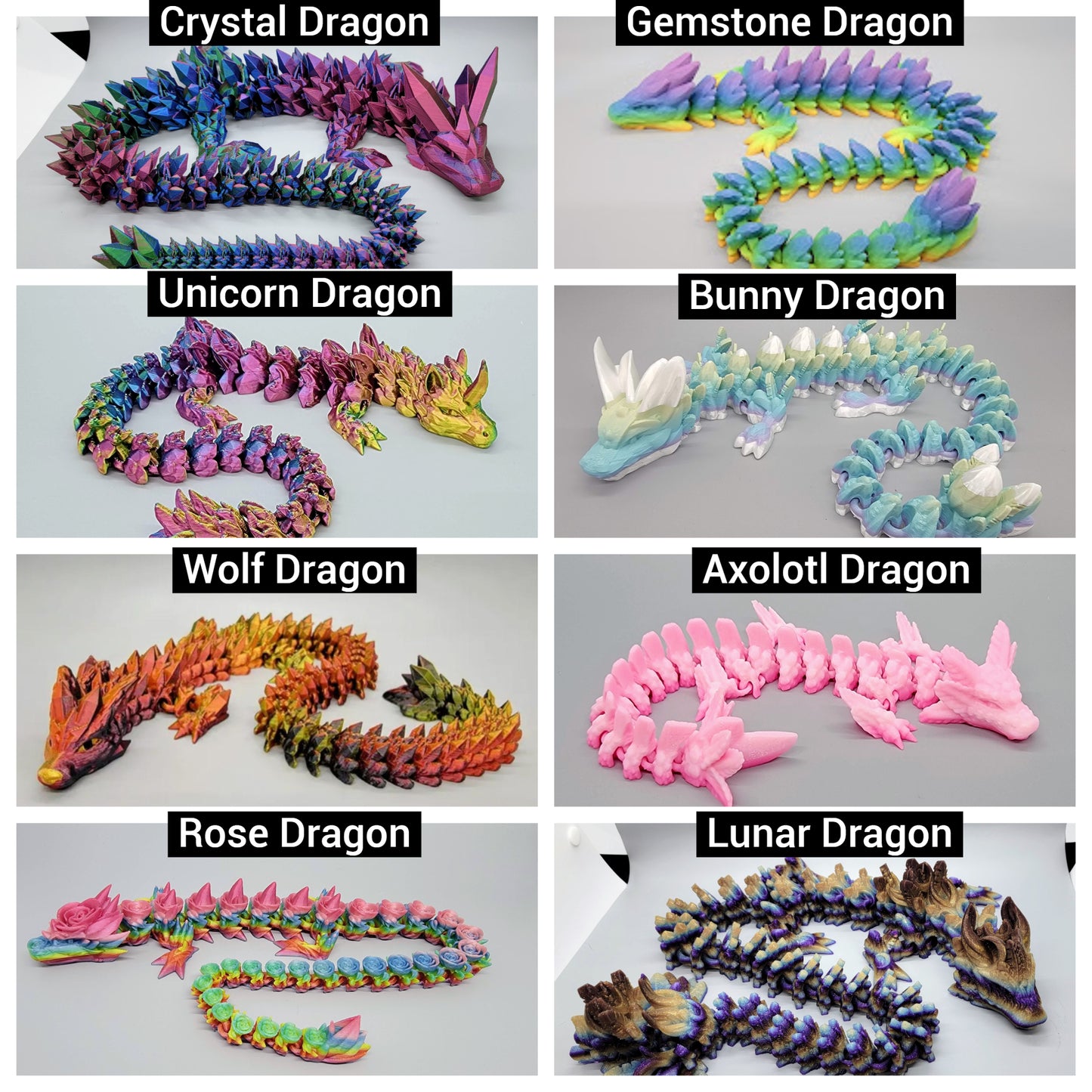 Mystery Dragon Eggs – Articulated 3D Printed Toy