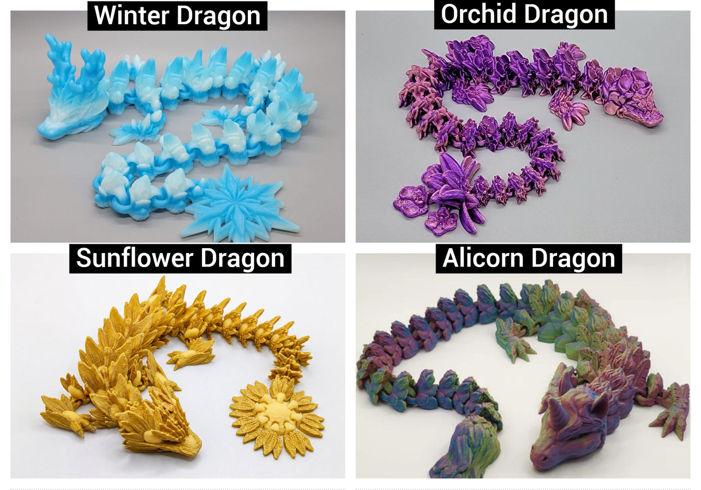 Mystery Dragon Eggs – Articulated 3D Printed Toy