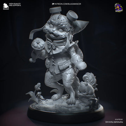 alico figurine Monster Hunter inspired cat companion collectible