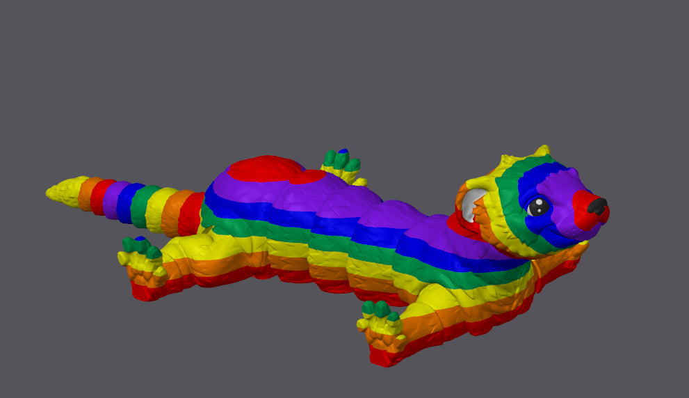 Articulated Ferret Toy