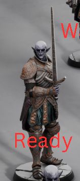 Graveward Legion resin miniatures – vampiric knights in multiple poses including attack, duel, and run stances, printed by D&K Custom Prints