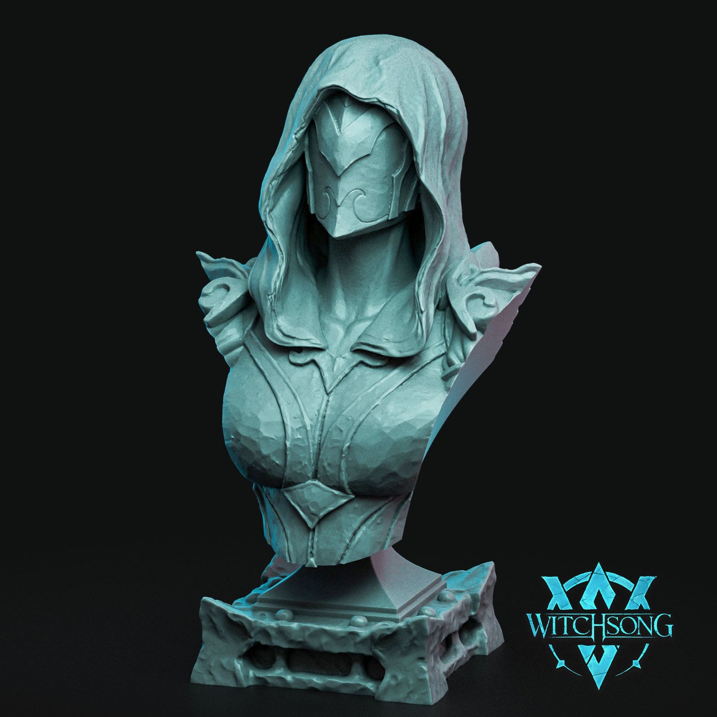 Rotbloom Priestess huge resin spellcaster miniature and 100mm bust for D&D, Pathfinder, painting, and display – D&K Custom Prints