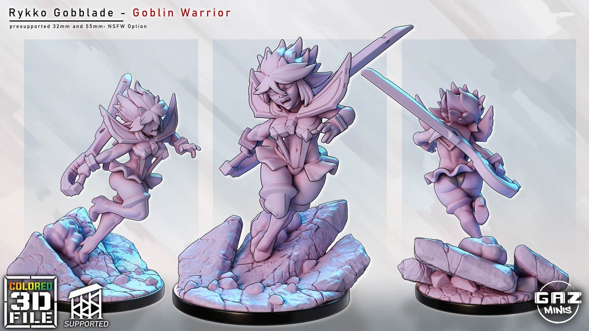 Rykko Gobblade - Goblin Fighter (NSFW 18+)