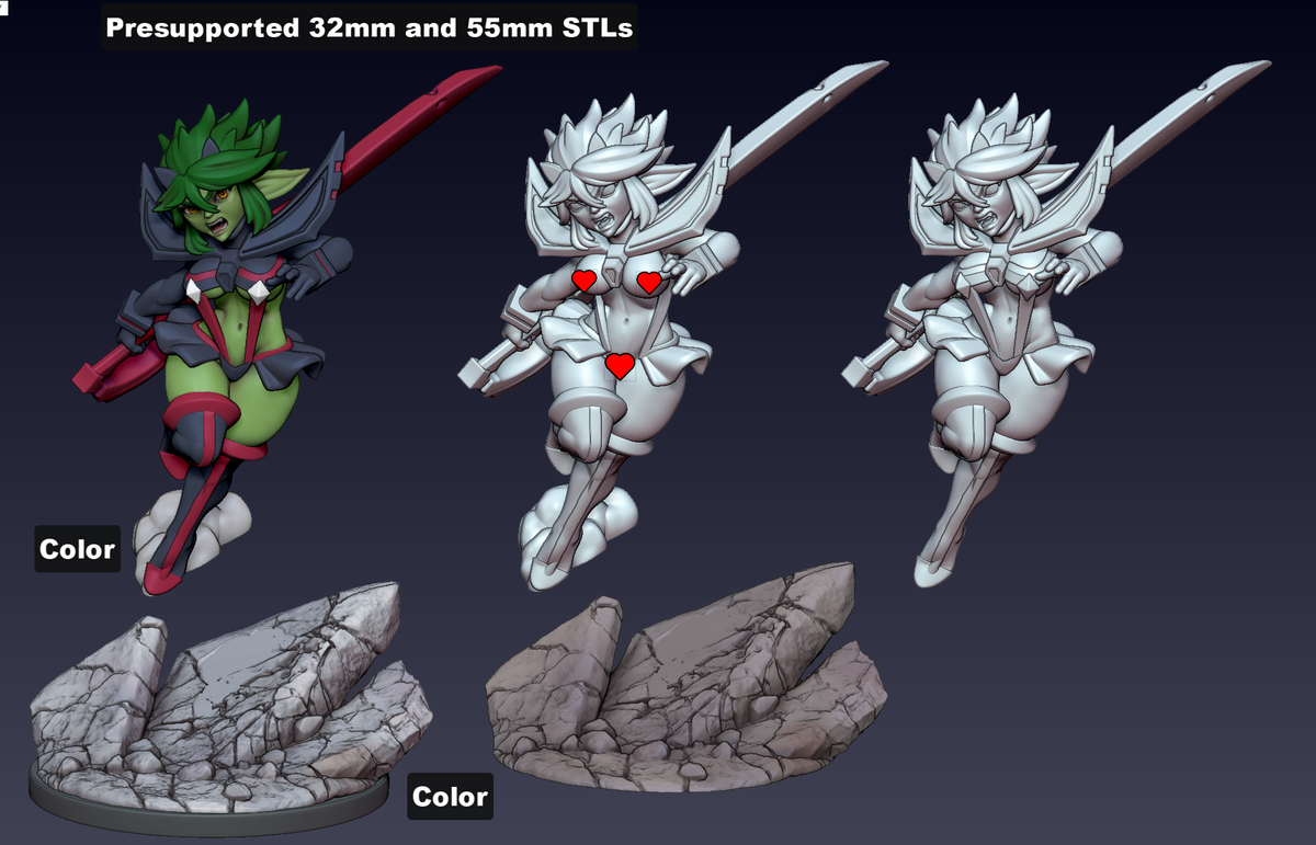 Rykko Gobblade - Goblin Fighter (NSFW 18+)