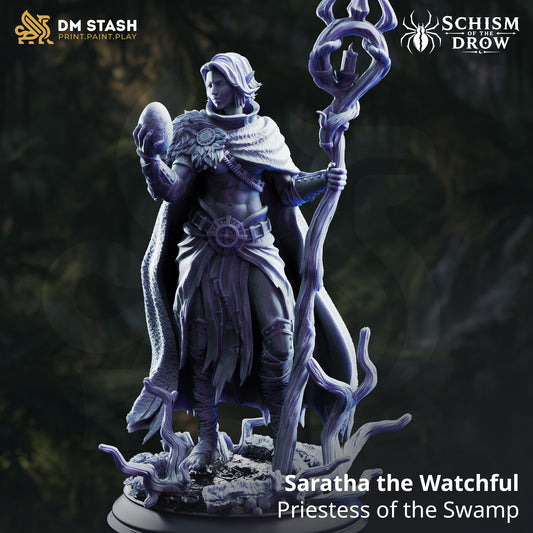 Saratha the Watchful - Drow Sorcerer