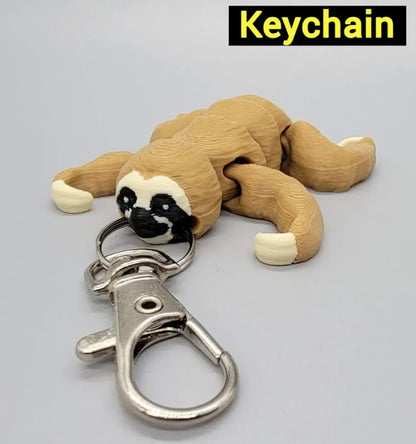 Flexi Sloth Toy or Keychain