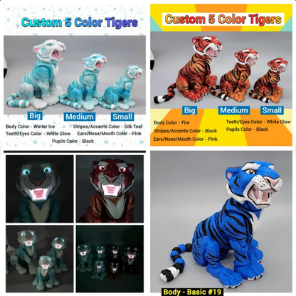Custom Colors Tiger Toy