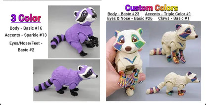 Articulated Raccoon Toy