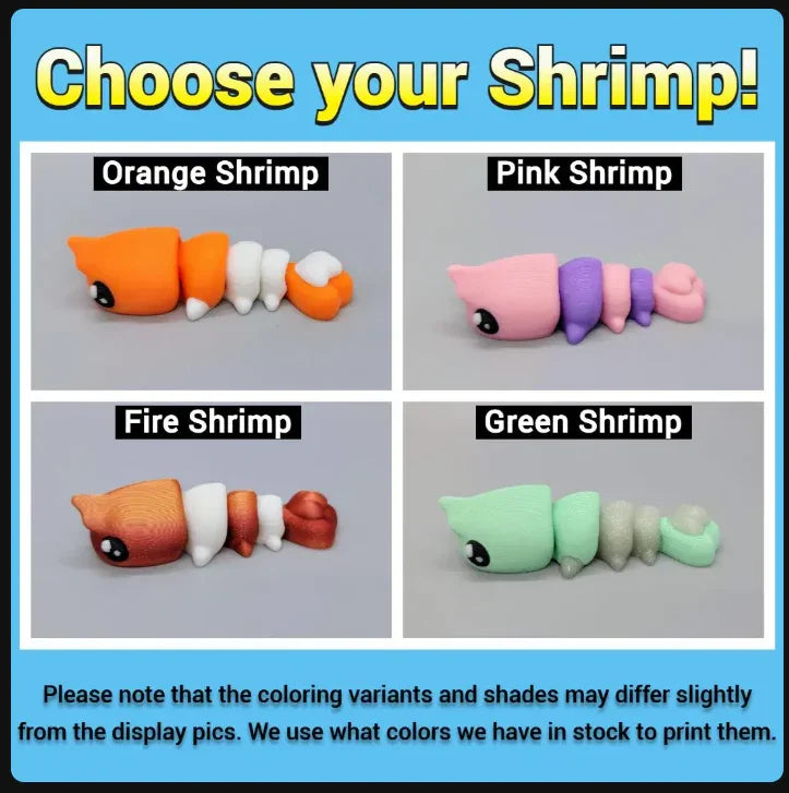 Juego de camarones y tanque