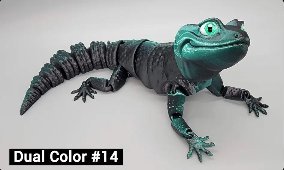 Juguete articulado de gecko leopardo