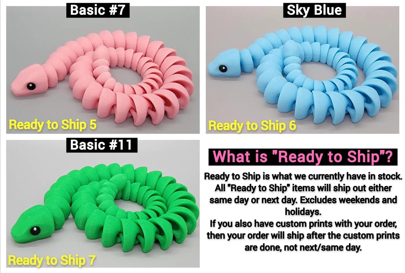 Flexi Snake Toy