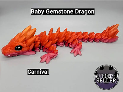 Articulated Gemstone Dragons
