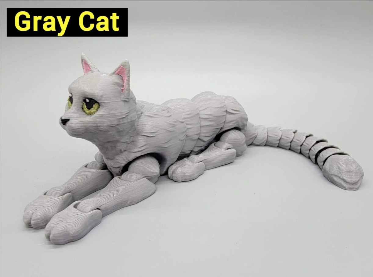 Juguete antiestrés Flexi Cat: listo para enviar en tamaños – D&K