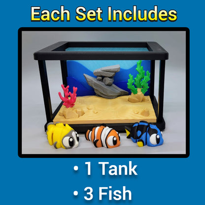 Flexi Fish — Mini Tank Playset