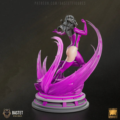 Right side angle of the full Star Sapphire figure