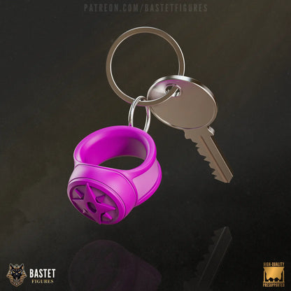 Mini keychain version of Star Sapphire figure
