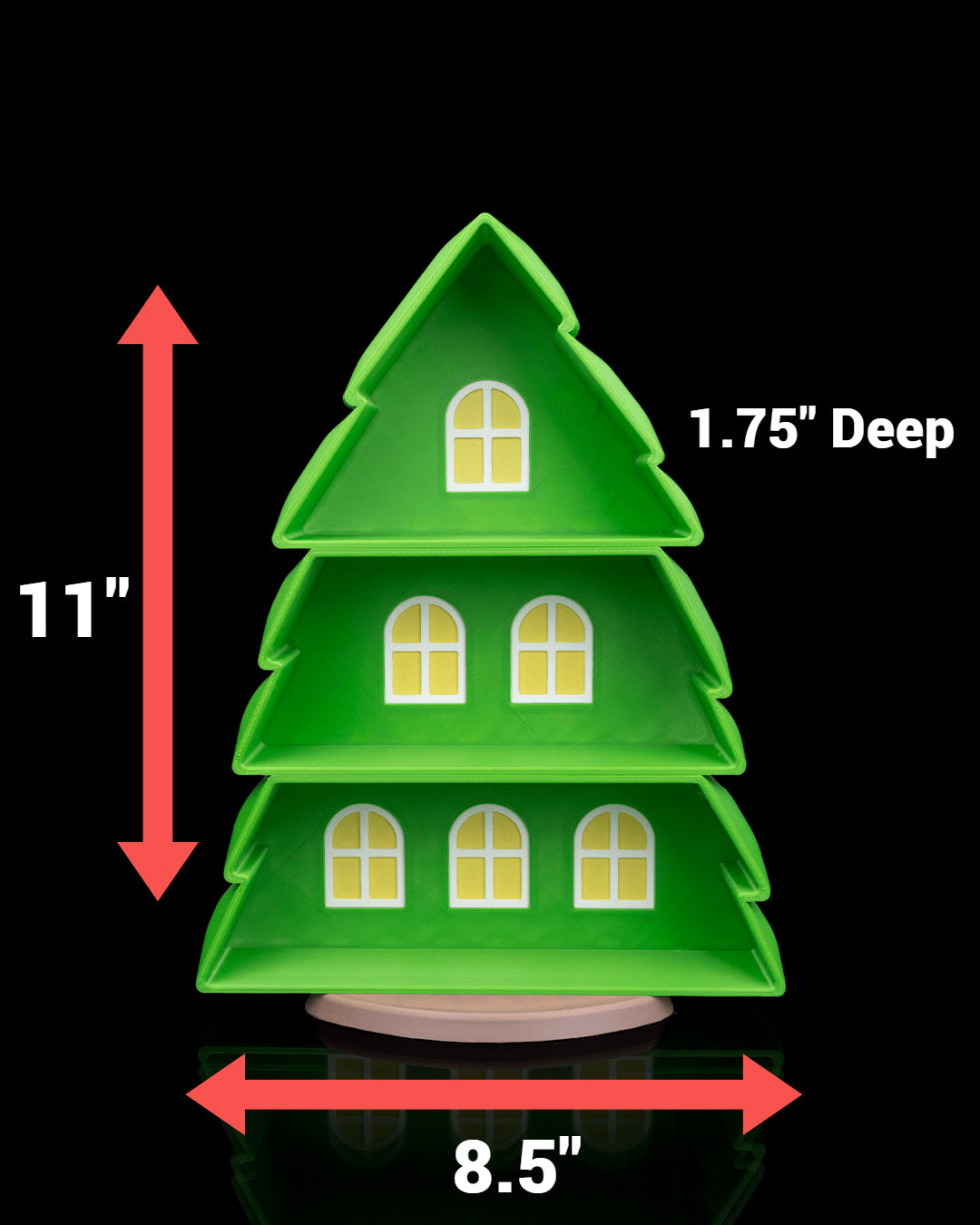 Christmas Tree Display Shelf