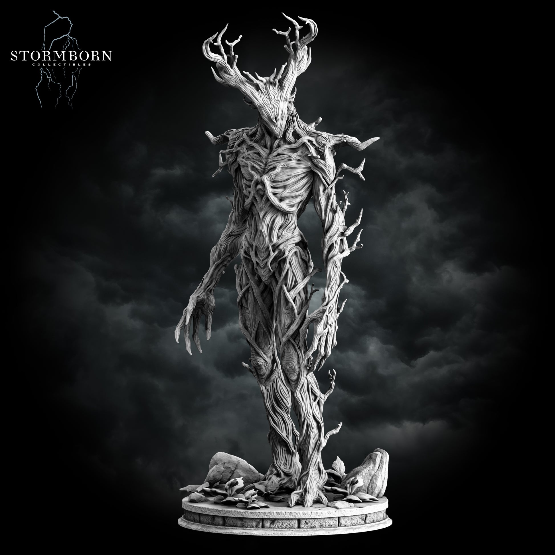 Treant ancient forest guardian resin miniature for tabletop roleplaying games