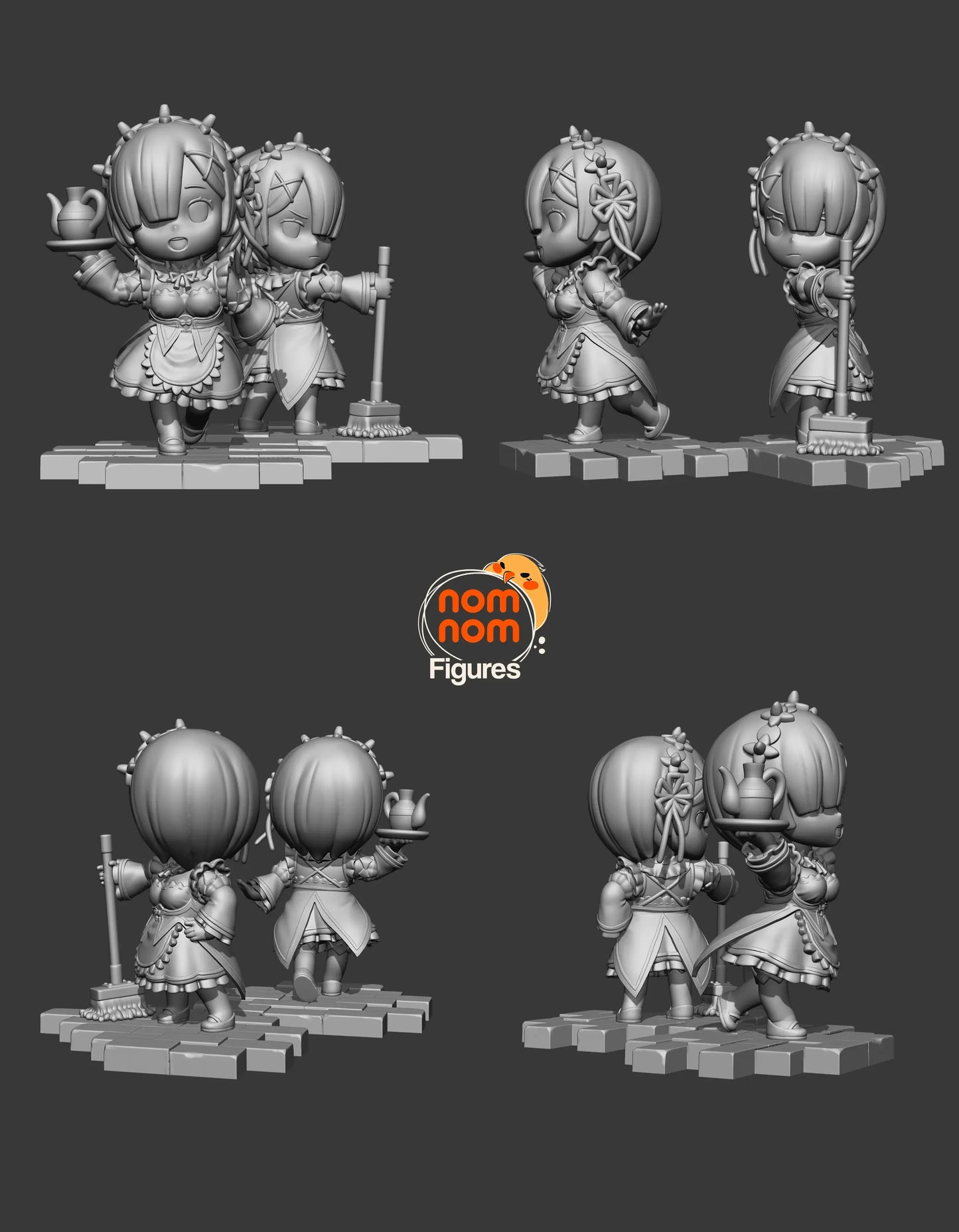Chibi Rem and Ram - Re:Zero