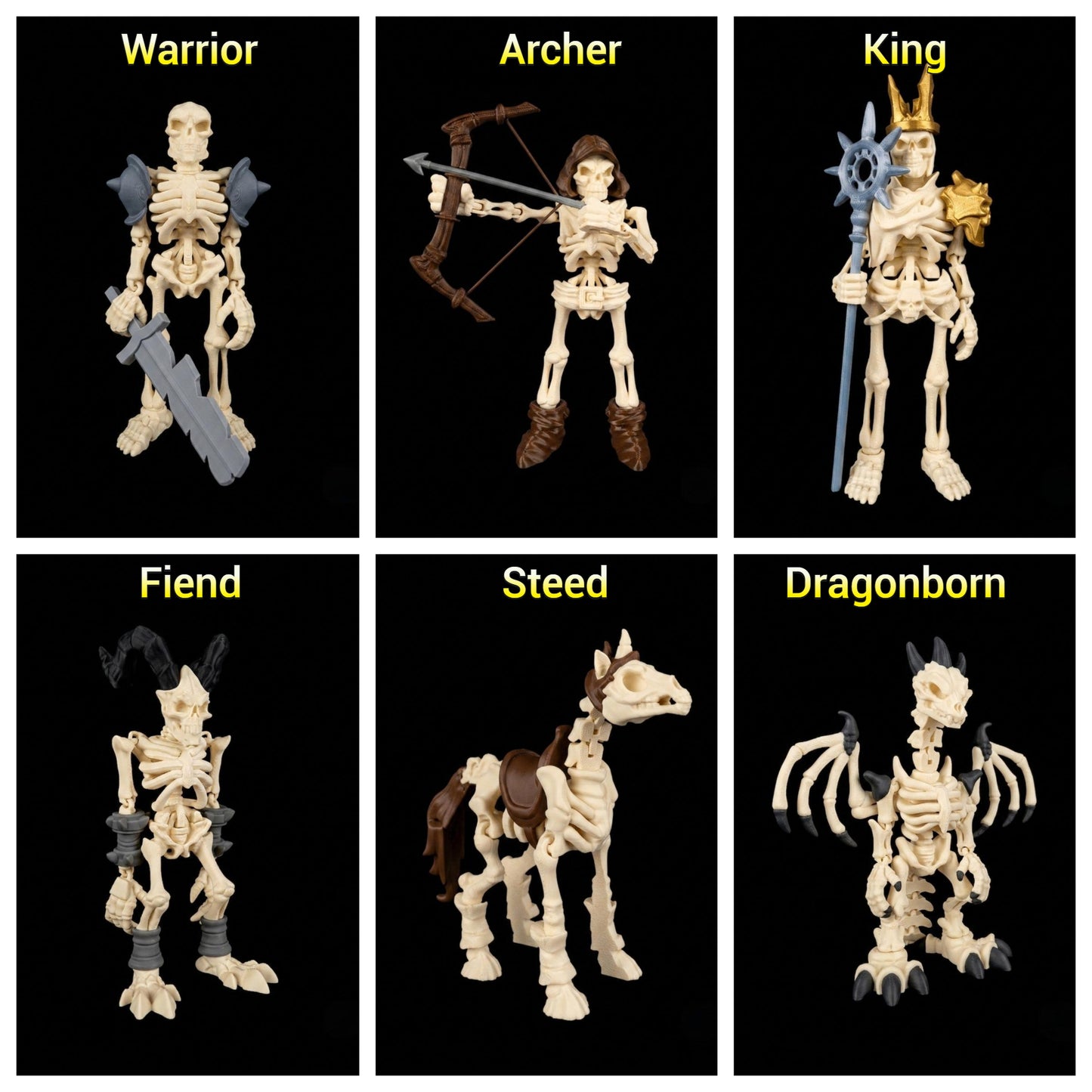 Articulated Undead Skeleton Fidgets