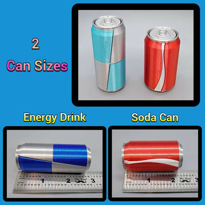 Llaveros con clic de lata de refresco
