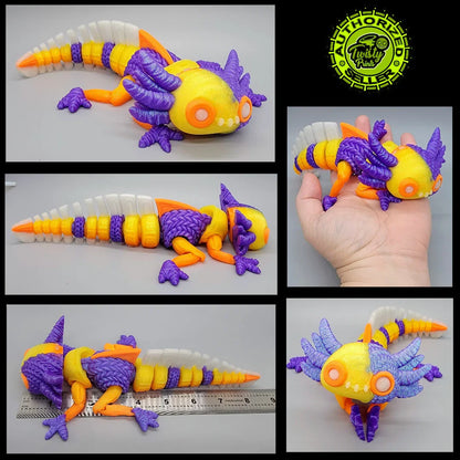 Twisty Stuffed Axolotl Toy