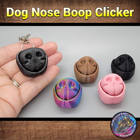 Clickers para nariz de perro | Juguete o llavero | Colores personalizados disponibles