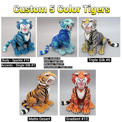 Custom Colors Tiger Toy