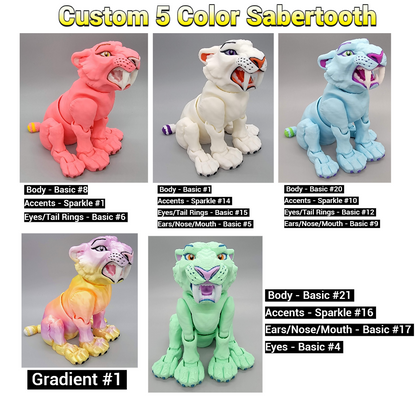 Custom Colors Tiger Toy