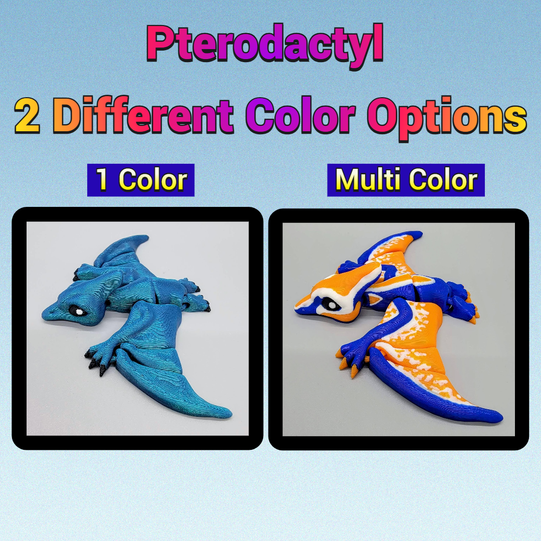 Flappy Pterodactyl & Nyctosaurus Toys | Custom Colors