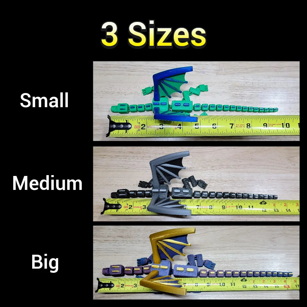 Custom Blocky Dragon Toy