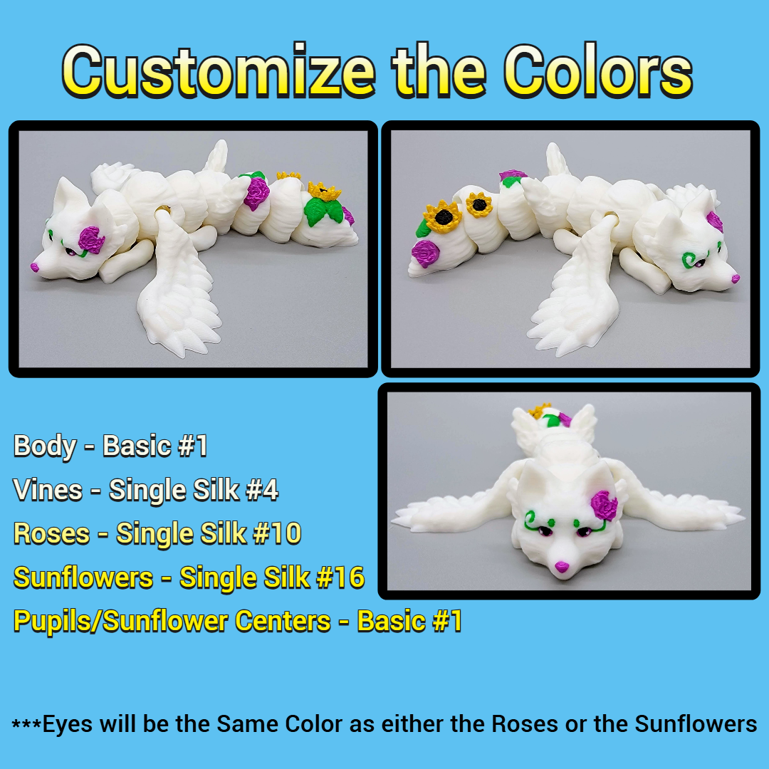 Winged Fae Fox Toy or Keychain