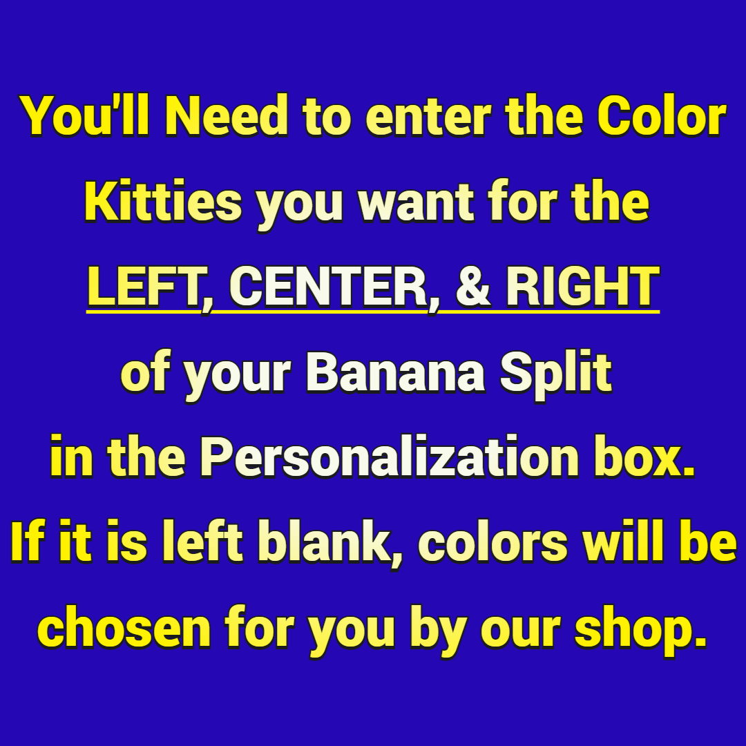 Banana Split Kitty Clickers