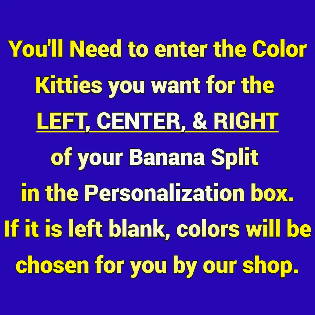 Banana Split Kitty Clickers