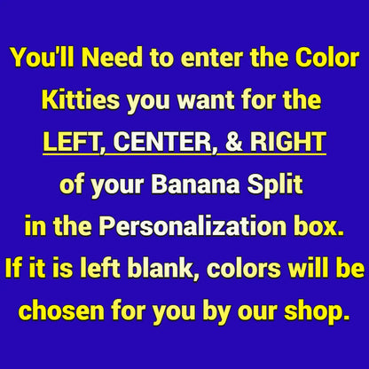 Banana Split Kitty Clickers