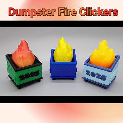 Clickers de Dumpster Fire