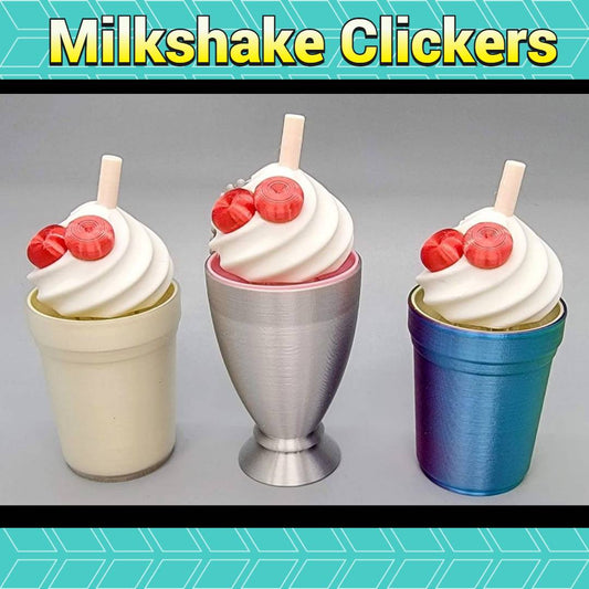 Milkshake Keychain Clickers