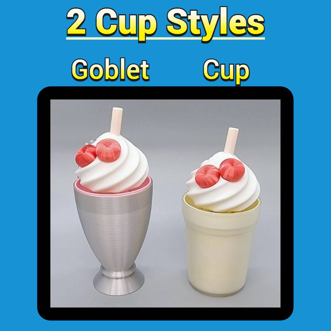 Milkshake Keychain Clickers