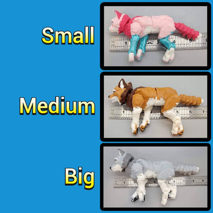 Custom Colors Wolf Toy